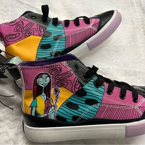 Nightmare Before Christmas High Top Lace Up Sneakers NWT